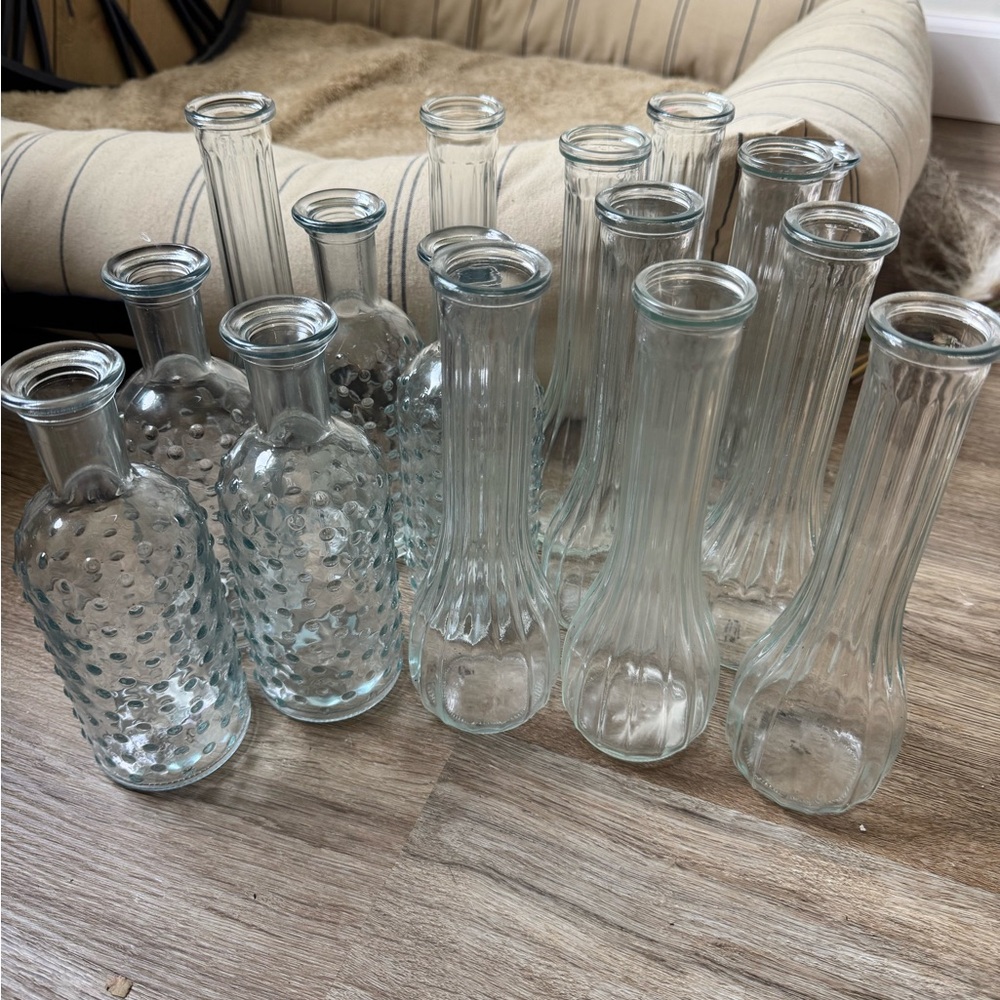 Hobby Lobby Clear Glass Vase Collection